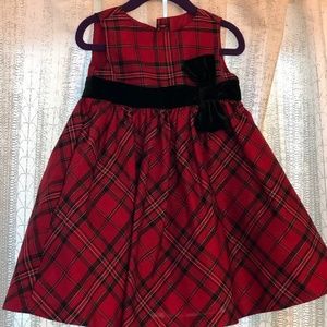 Red Plaid Gymboree Holiday Dress 18-24m